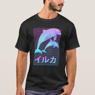 T-shirt Esthétique Dolphin Vaporwave