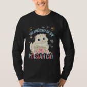 T-shirt esthétique du chat, L'anatomie du chat perse (Devant)