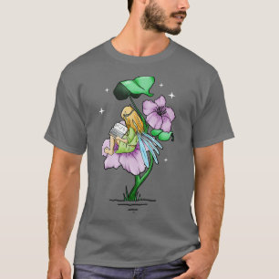 T-shirt Esthétique Fairycore Fée Lectrice Amateur de Livre