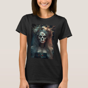 T-shirt Esthétique Fairycore Gothique Art Sombre Horreur G