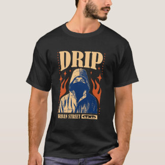 T-shirt esthétique graffiti urbain audacieux Y2K Drip