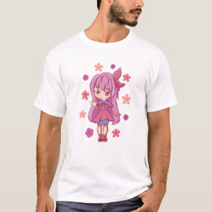 T-shirt Esthétique japonaise - Anime Girl - Manga Otaku Bl