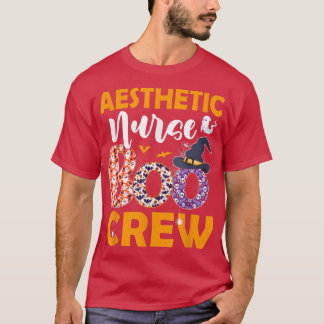 T-shirt Esthétique Nurse Boo Crew Éffrayant Boo Ghost Hall