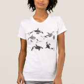 T-shirt esthétique Orca Grunge (Devant)