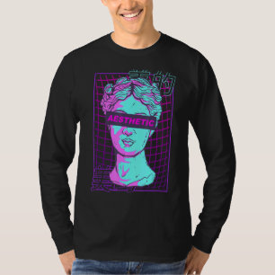 T-shirt Esthétique Vaporwave Japonais Buste Sculpture grec