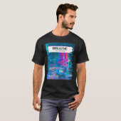 T-shirt Esthétique Vaporwave Pour Une Fille Anime (Devant entier)