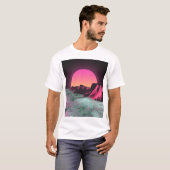 T-shirt esthétique Vaporwave rétro - Neon Dreams & (Devant entier)