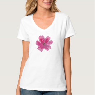T-shirt esthétique végétale minimaliste
