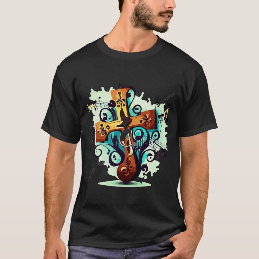 T-shirt Estilo musical (Devant)