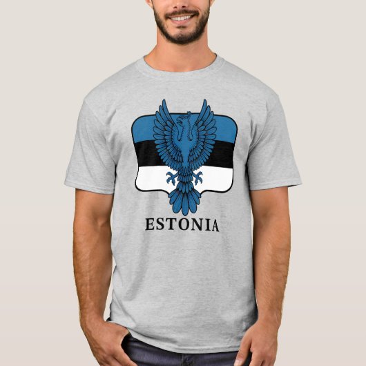 T-shirt Estonia Northern Europe (Devant)