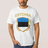 T-shirt Estonie - Bouclier indicateur (Devant)