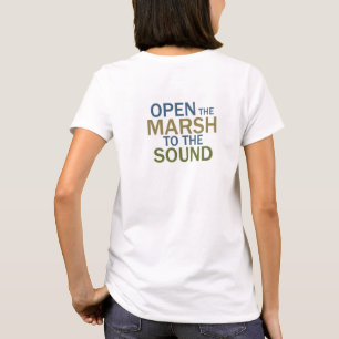 T-shirt Estuaire du marais Edmonds féminin 1ère chemise av