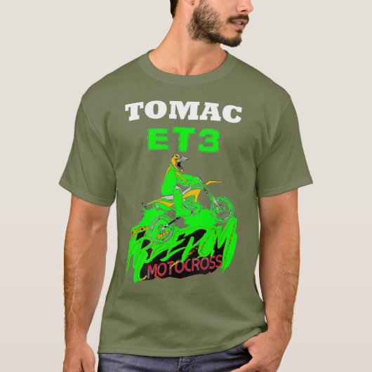T-shirt ET3 Tomac Motocross Supercross Champion GIFT (Devant)