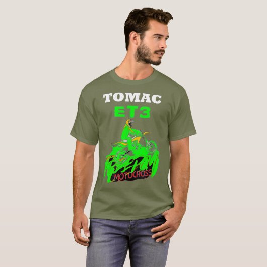 T-shirt ET3 Tomac Motocross Supercross Champion GIFT (Devant entier)