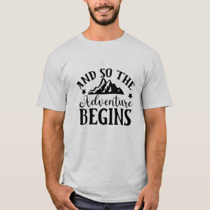 T-shirt et ainsi l'aventure commence