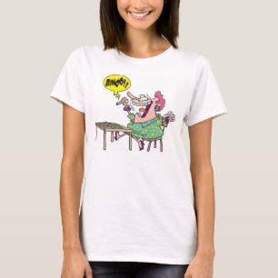 T-shirt et bingo pour femmes jersey fine