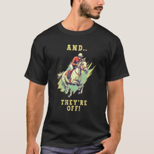 T-shirt Et C est Parti Courses De Chevaux Cavaliers Équit