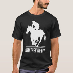 T-shirt ET C'EST PARTI Jour de course de chevaux Derby Ch