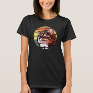 T-shirt Et chat mignon et chat coloré