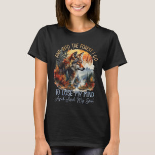 T-shirt Et dans la forêt, je vais perdre la tête Camping W