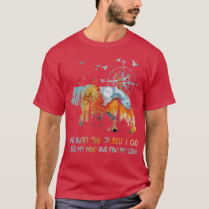 T-shirt Et Dans La Forêt Je Vais Perdre Mon Esprit Camping