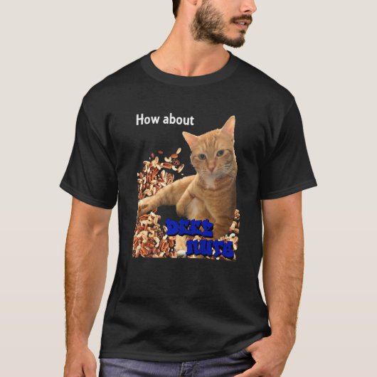 T-shirt Et Deez Nuts Cat Design (Devant)