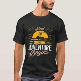 T-shirt Et Donc L'Aventure Commence Camg Road Trip