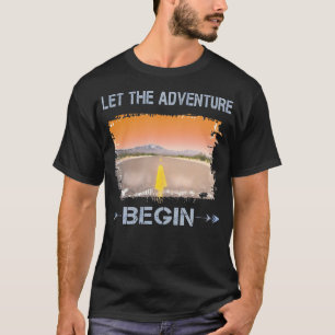 T-shirt Et Donc L'Aventure Commence Camping Road Trip Gif