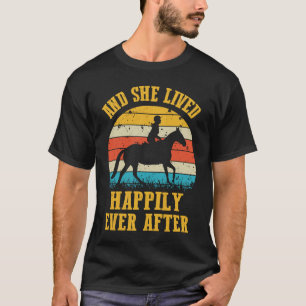 T-shirt Et elle vécut heureuse éternellement Vintage Cheva