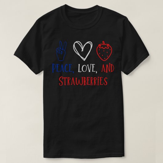 T-shirt et fraises (Design devant)