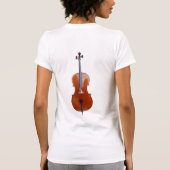 T-shirt Et il joue le violoncelle. (Dos)
