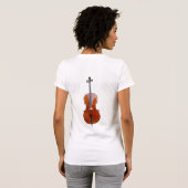 T-shirt Et il joue le violoncelle. (Dos entier)
