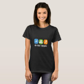T-shirt Et La Course Triathlète Triathlon (Devant entier)