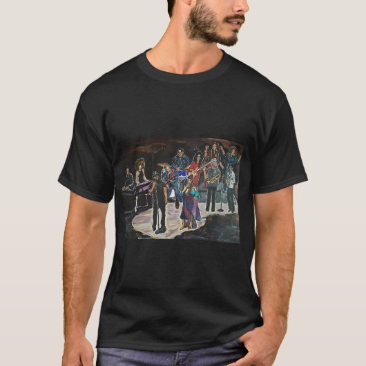 T-shirt Et la mélodie continue de planer (Devant)