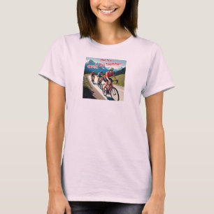 T-shirt Et Maintenant Je Lâche La Femme Marteau À Cycler