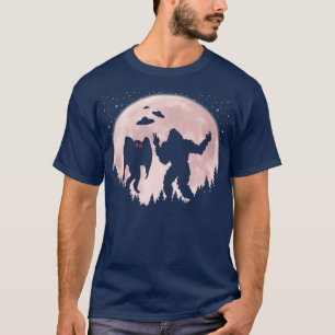 T-shirt Et Mothman Prend Des Selfies