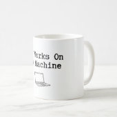 T-Shirt et Mug Café pour Codeurs «Ça fonctionne su (Devant droit)
