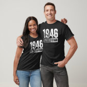 T-shirt Et Né En 1946 (Unisexe)