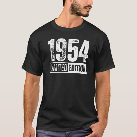 T-shirt Et Né En 1954 (Devant)