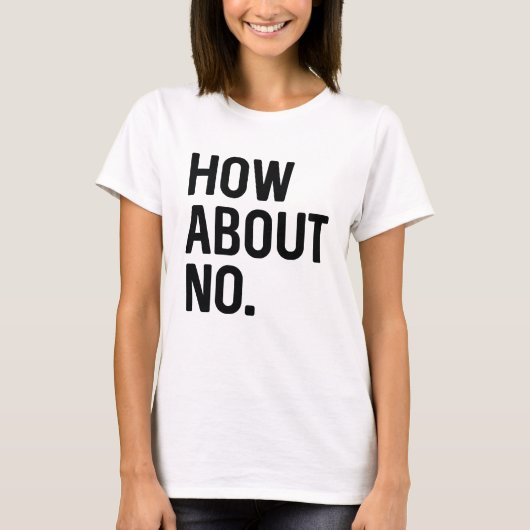 T-shirt Et non (Devant)
