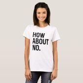 T-shirt Et non (Devant entier)
