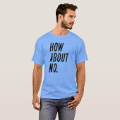 T-shirt Et non (Devant entier)