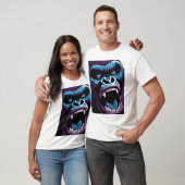 T-shirt Et "Roar sauvage : Gorilla Open Mouth (Unisexe)
