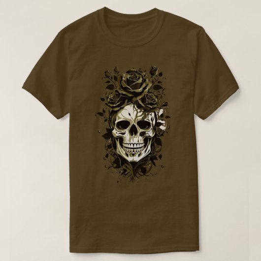 T-shirt et rose 1 (Design devant)