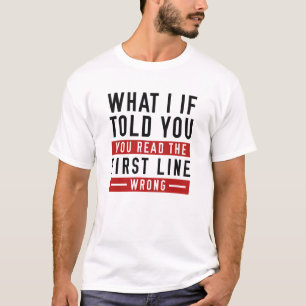 T-shirt Et si je vous disais