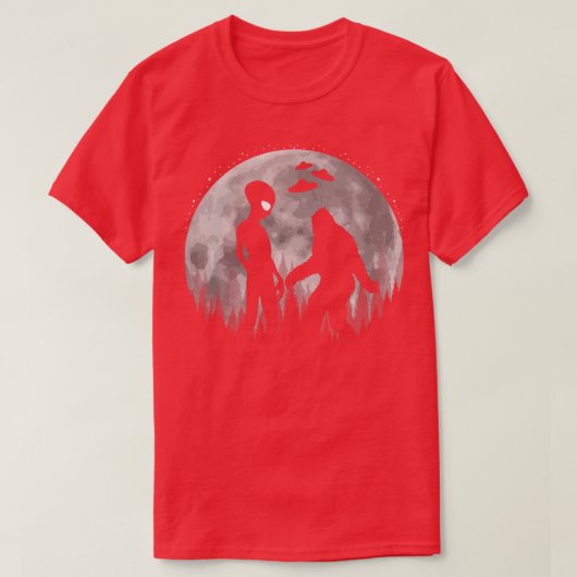 T-shirt Et Ufos Moon (Design devant)
