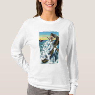 T-shirt Établissement de la légende du canoë blanc