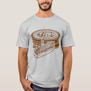 T-shirt étain à chaussures Brown