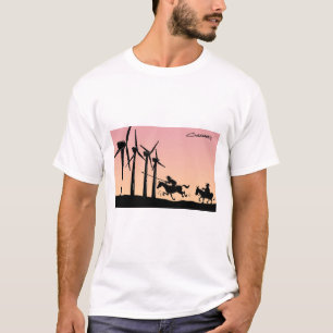 T-shirt Étalage aux éoliennes