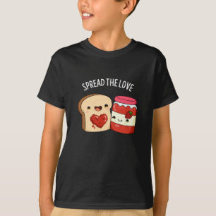 T-shirt Étaler La confiture Amoureuse et le jeu de pain Da